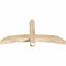 Ekena Millwork Bellingham Rough Sawn Timber Gable Bracket, Douglas Fir, 48"W x 24"H x 4"D x 4"F, 12/12 Pitch GBW048X24X0404BEL00RDF - alternate 4